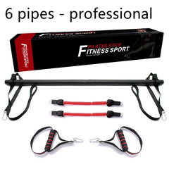 Pilates Bar Kit with Resistance Bands Home Workout