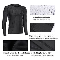 Anti-Collision Football Training Protective Olive Jersey Suit Equipment