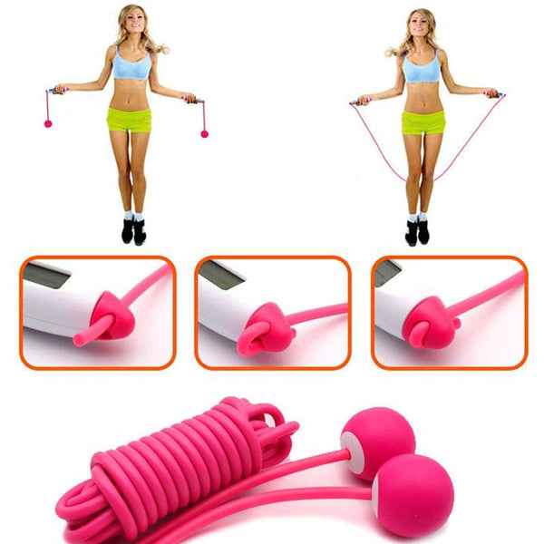 Digital Counting Cordless Jump Rope Adjustable Fitness Equipment