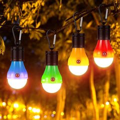 Portable LED Camping Lantern Four-Pack Emergency Hiking Lights