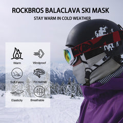 Thermal Windproof Balaclava Ski Mask for Winter Outdoor Activities