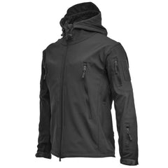 Men's Camouflage Waterproof Windproof Tactical Hooded Winter Jacket Large
